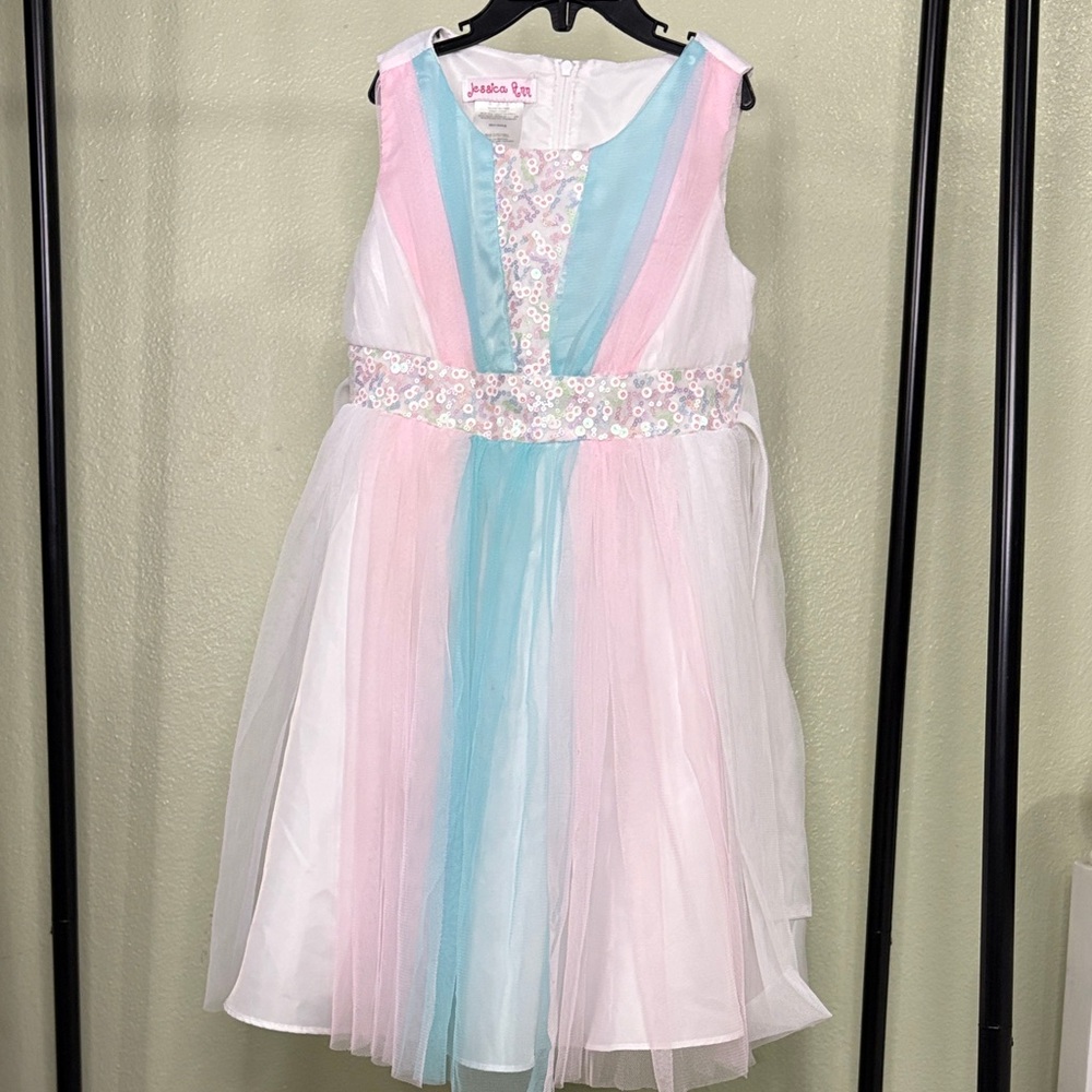 Jessica Ann Pink and Blue Kids Dress
